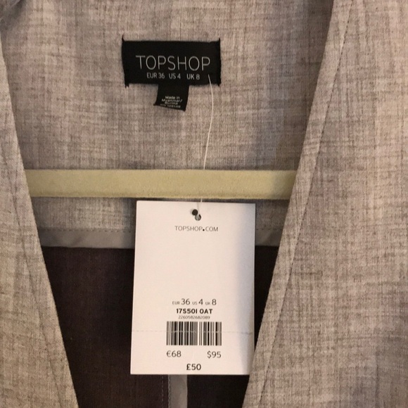 Gray duster vest - Picture 5 of 6